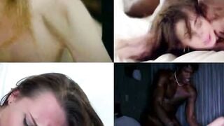 Interracial Pronebone Gape: Black Dicks Pound Tight White Teen Asses