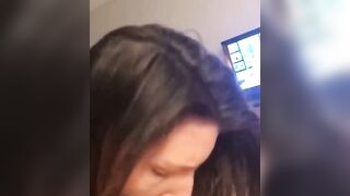 Amateur Mature Neighbor Sucks Cock With Deepthroat Blowjob