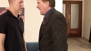 Blonde Stepdaughter Deepthroats German Stepdaddy's 10+ Inch Cock