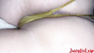 LICK YOUR CUM off my TOES and NYLONS - Giorgiafeet