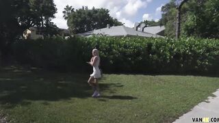 Blonde 20yo Skank Pounded By Monster Cocked Reaper - Bangbus Halloween Edition