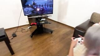 CUM INTO SISTER'S VAGINA WHILE SHE WAS HAVING FUN FILM GAMES