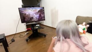 CUM INTO SISTER'S VAGINA WHILE SHE WAS HAVING FUN FILM GAMES