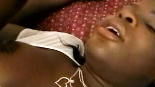 Big Titted black whore gets her tight vagina banged!