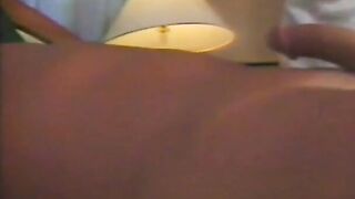 B-cup eastern riding bro cowgirl-style, then he reams her snatch