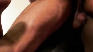 Amateur african bitch debuts on camera sucking off and fucking