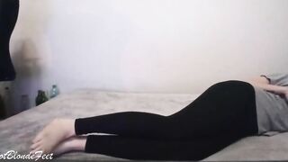 She Is Having Fun With Her Legs - Miley Grey