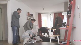 Adorable French Maid Kimber Delice Gets Her Vagina Nailed