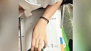 Lesbo Students Making Out After College! Spying on my Dyke Sister and Her Friend! Amateur 3 Way! #1