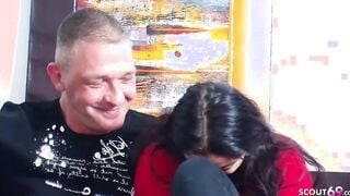 Small Step Daughter teach to Sex by German Old Lovers