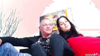 Small Step Daughter teach to Sex by German Old Lovers