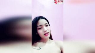 Incredible women from Thailand masturbates with toy