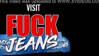 European Bae into Jeans Eye Rolling Hardcore Anal Fucking
