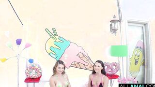 ALL ANAL Liz Jordan and Mia Kay's delicious three-way