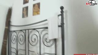 Slender bimbos with a incredible face and tiny hooters into a casting