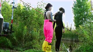 Trained for painal with dunks into the pond - rough anal BONDAGE