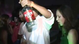 Sexsual college skank is watched getting screwed