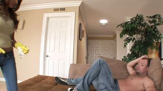 Nataly Rosa gets her butt and vagina plowed by 2 studs