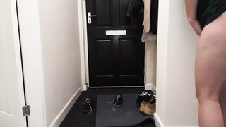 Delivery Dude Knocked on the Door as I Screwed my Wifey and I let him Nailed her while I See.