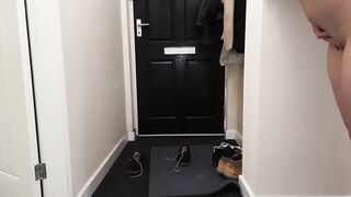 Delivery Dude Knocked on the Door as I Screwed my Wifey and I let him Nailed her while I See.