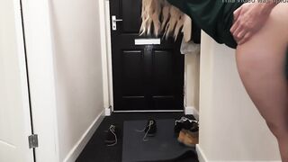Delivery Dude Knocked on the Door as I Screwed my Wifey and I let him Nailed her while I See.