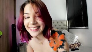 Erotic red haired Otaku is into uncontrollable hoe mode
