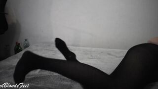 Goddess Blonde Has Foot You Need To WATCH! - Miley Grey