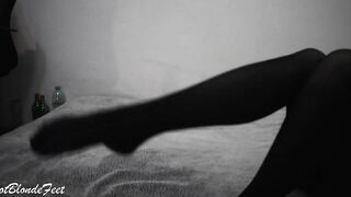Goddess Blonde Has Foot You Need To WATCH! - Miley Grey