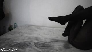 Goddess Blonde Has Foot You Need To WATCH! - Miley Grey