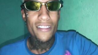 I'm with Instagram toyator2 I'm smoking hookah thinking about setting up a YouTube channel my little white women arrives and starts rides my dick