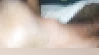 Lusty desi fiance close-up snatch licking