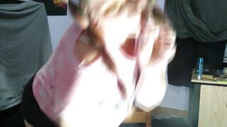 Pinky having fun for you