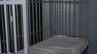 Twistys- Preppy Alex Grey gets banged! rough into prison by black Honey Gold
