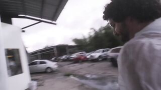 My ex wifey came to my new job yelling about some cash, get penis instead