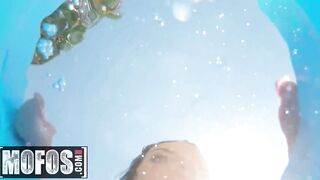 MOFOS - PAWG Squirters Abella Danger & Payton Preslee rim by the pool
