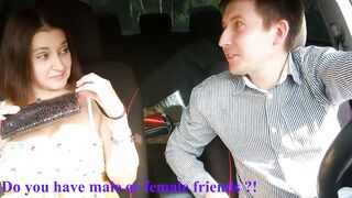 Deep Throat inside taxi Russian cougar woman's reaction to harassment (Alina Tumanova)