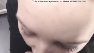 Stranger chick blows my cock inside Walmart