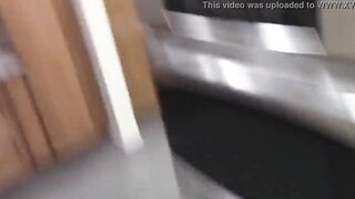 Stranger chick blows my cock inside Walmart