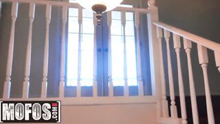 MOFOS - Amateur Gia Derza gets deep anal pounding inside the toilet