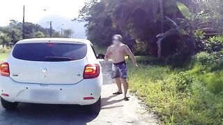 Mike takes his lover on the beach and the little bitch fucks with a stranger into the vehicle and even jerks off to another dude! TRAILER