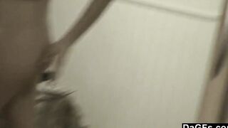Teenie home alone masturbating