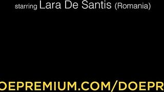 CRAZY TUTOR - Blonde Romanian milf Lara De Santis bangs lusty schoolgirl