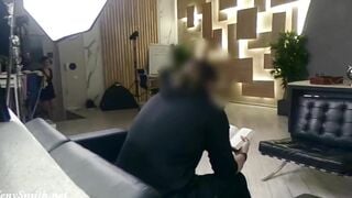 Silence. Jeny Smith with no underwear showing off a man. Concealed camera office prank
