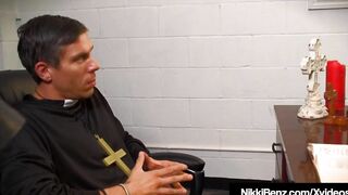 Freaky School Girls Nikki Benz & Jessica Jaymes Plowed Priest?