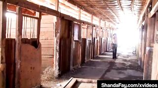 Old Long Boobed Cowgirl Shanda Fay Uses Her Coochie To Riding A Penis!
