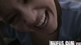 MOFOS - Bombshell teenagers Ashlynn Leigh offer up the booty to her boyfriend for the first time