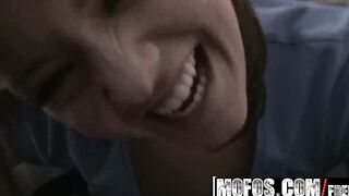MOFOS - Adorable teens Ashlynn Leigh shows off her socks, sucking off and booty fucking