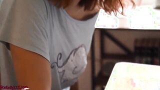 Adorable 18 Masturbates Watching Porno