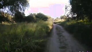 Rides the bike with my cousin gets out of control, she starts to undress and I ended up fucking her