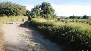 Rides the bike with my cousin gets out of control, she starts to undress and I ended up fucking her